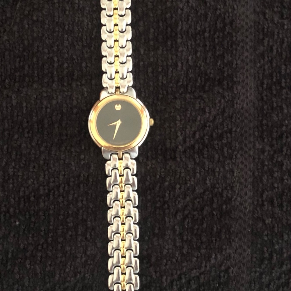 Movado Ladies Museum style Two Toned Watch